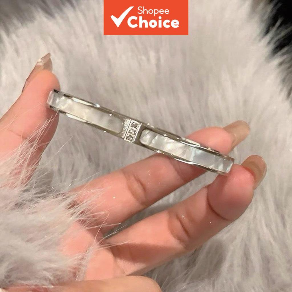 Pulseira de Unhas de Aço Inoxidável - Pulseira Minimalista de Aço Titânio, À Prova D'Água e Resistente à Ferrugem, Joia