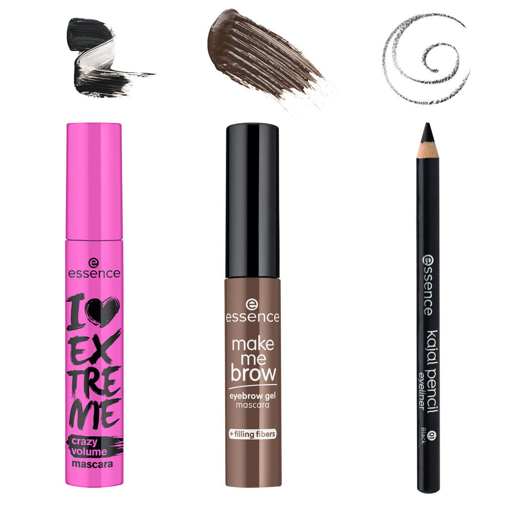 KIT I LOVE EXTREME + MAKE ME BROW + KAJAL 01 essence