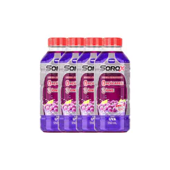 Kit 4 Sorox Sabor Uva 550ml