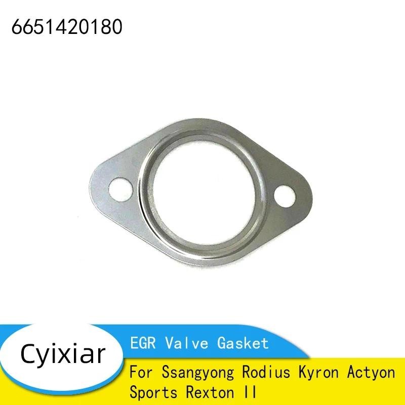 6651420180 Válvula EGR De Recirculação De Gás De Escape , Vedação De Tubo De Admissão Para Ssangyong Rodius Kyron Actyon