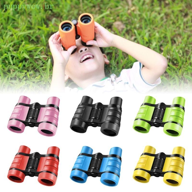 Binóculos Infantis PUP Clarity 4x30 Para Elaboração Exploração Ar E Viagens Familiares, Observação Pássa