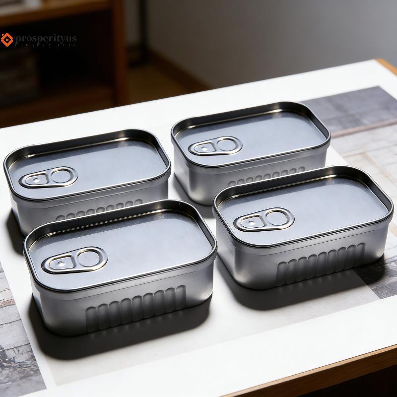 [PPTS] Sardinha Leve Pode Projetar Caixa De Lata Para Organização De Itens Pequenos