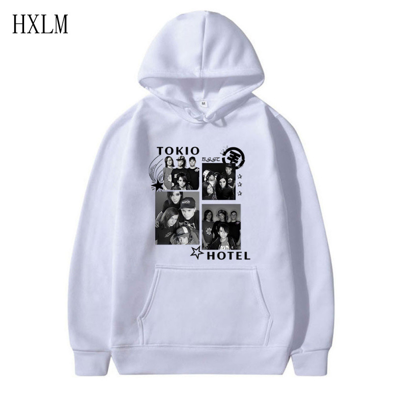 Hoodies da Banda de Rock Tokio Hotel, Moletom da Turnê de Concertos Beyond The World 2026, Masculino, Hip Hop Punk, Over
