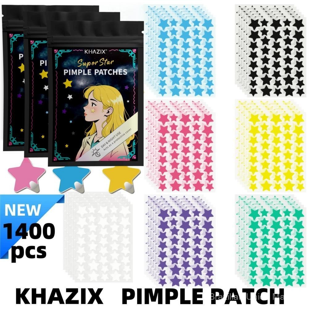 [1400/480/280 Pçs/SET Star Pimple Patch Bonito Black Aliviar Cravos E Espinhas]