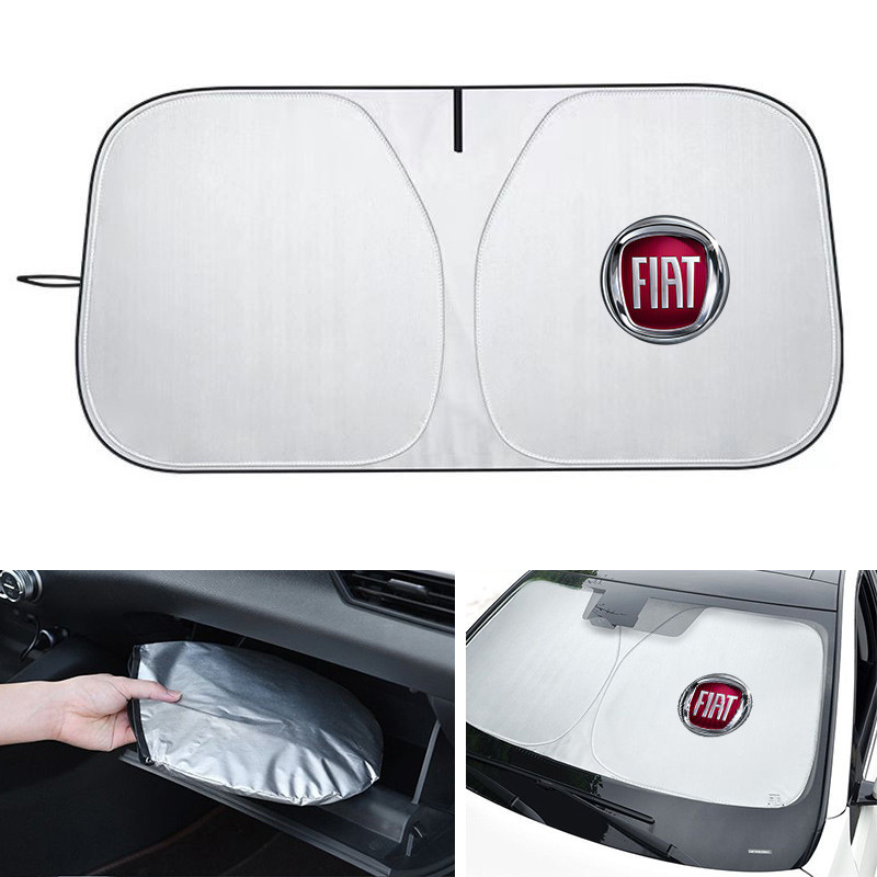 Pára-Brisa Do Carro Sol Dianteiro Janela Traseira Viseira Proteção UV Para FIAT Abarth Grande Punto Tipo Panda Ducato Fr