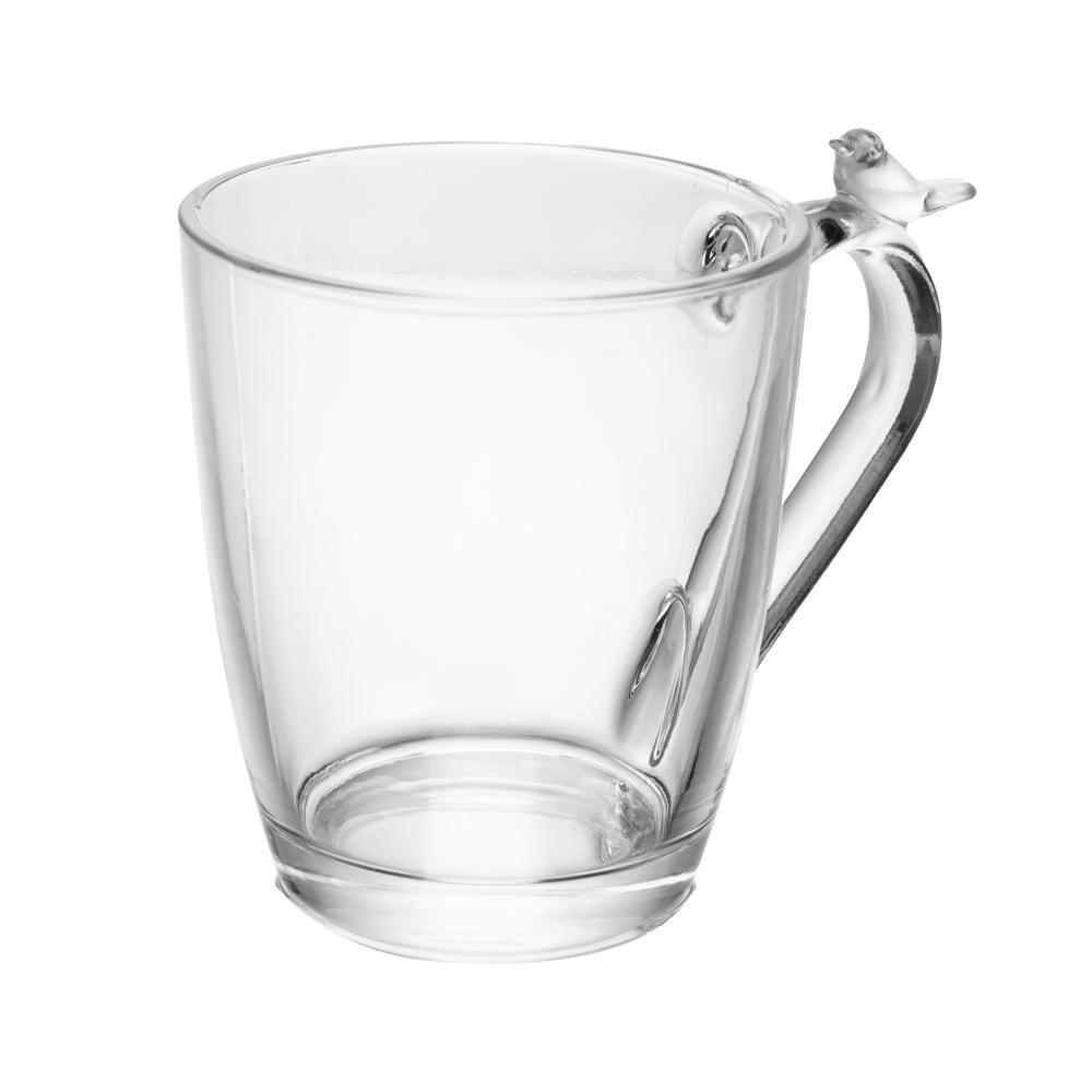 Caneca Bird 300ml Cristal Wolff