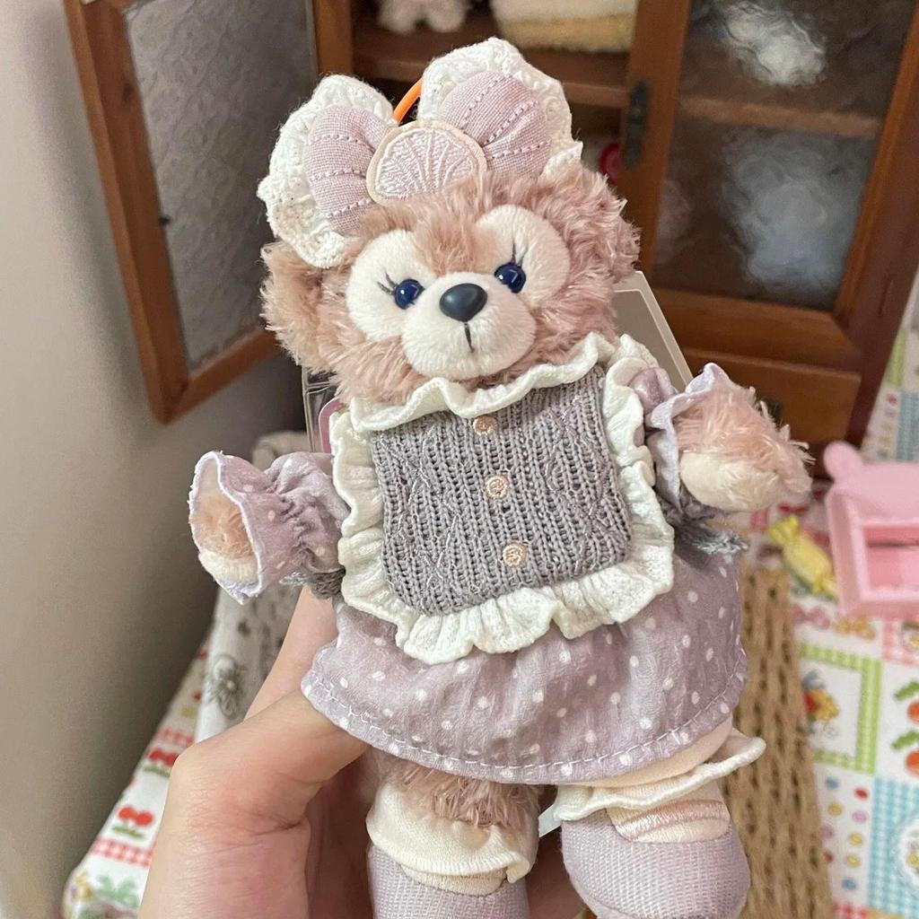 Shanghai Disney Genuíno Little Buddy Duffy Shirley May Lingna Belle Pingente De Pelúcia Bolo Chaveiro Bolsa Pendurada