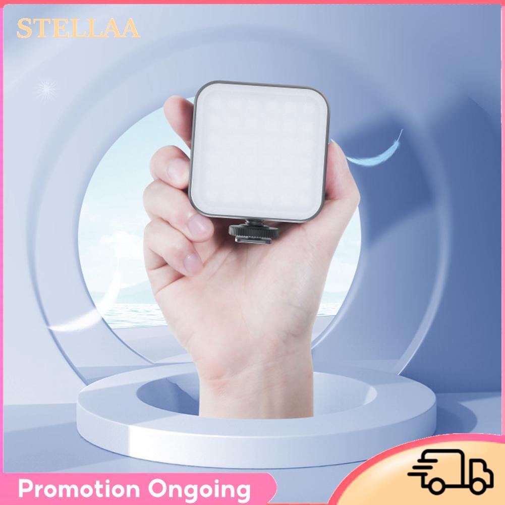 Stellaa Stellaa RGB Luzes de Vídeo Full Color Dupla Face Magnética Luz 360 ° Ajuste de Rotação Lâmpada de Conferência