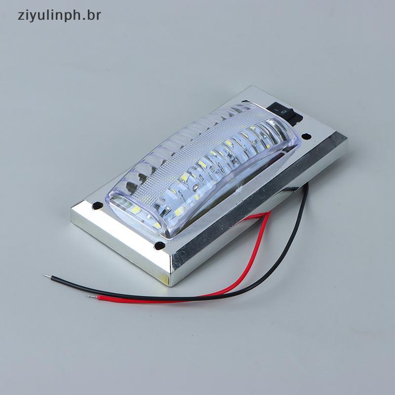 ziyulinph LED 12V-24V Painel De Luz Interior Do Carro Lâmpada Leitura Alto Brilho Luzes Cabine Para Van Tru RV Barco Cam