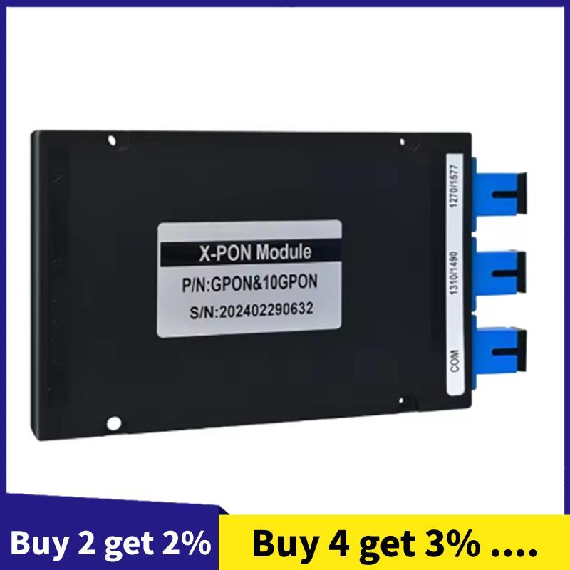 Módulo X-PON WDM GPON XGS Banda 1G/10G Filtro Fliter 1310/1490nm 1270/1577nm Fibra De Caixa Terminal De Rede Óptica