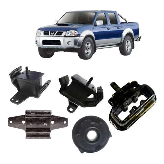 Kit 5 Calço Coxim Do Motor E Cambio Frontier 1998 A 2006
