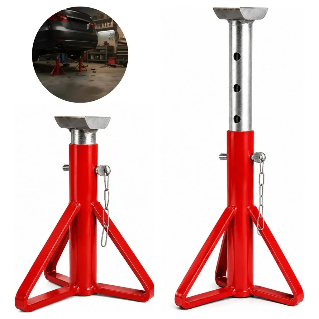 Kit Com 2 Unidades Cavalete Carro Automotivo Veículo 3 Toneladas