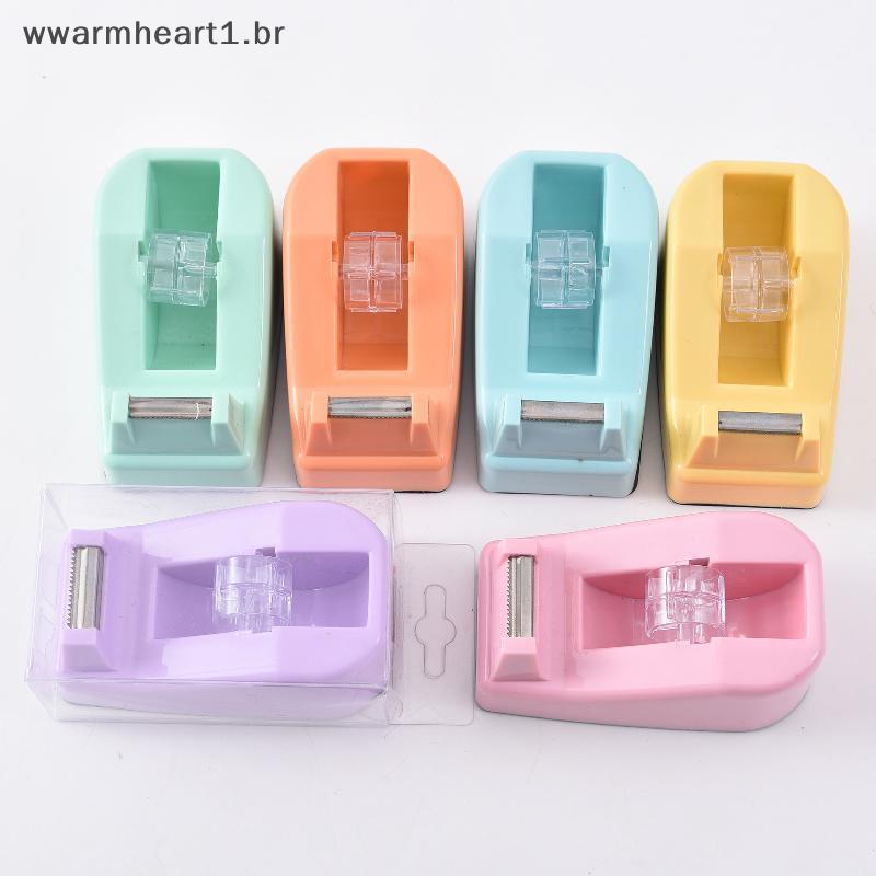 Dispensador De Fita WWARM Escritório Papelaria Cortador Adesivo Embalagem De Base De Mesa De Vedação