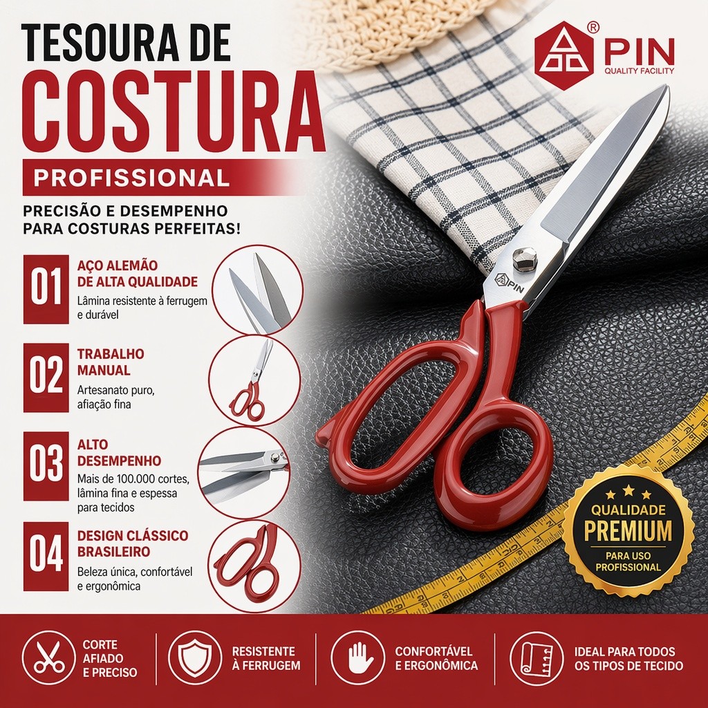 Compre grátis pino de régua macia de aço alemão corte de alfaiate vermelho alça antiderrapante afiada durável corte de r