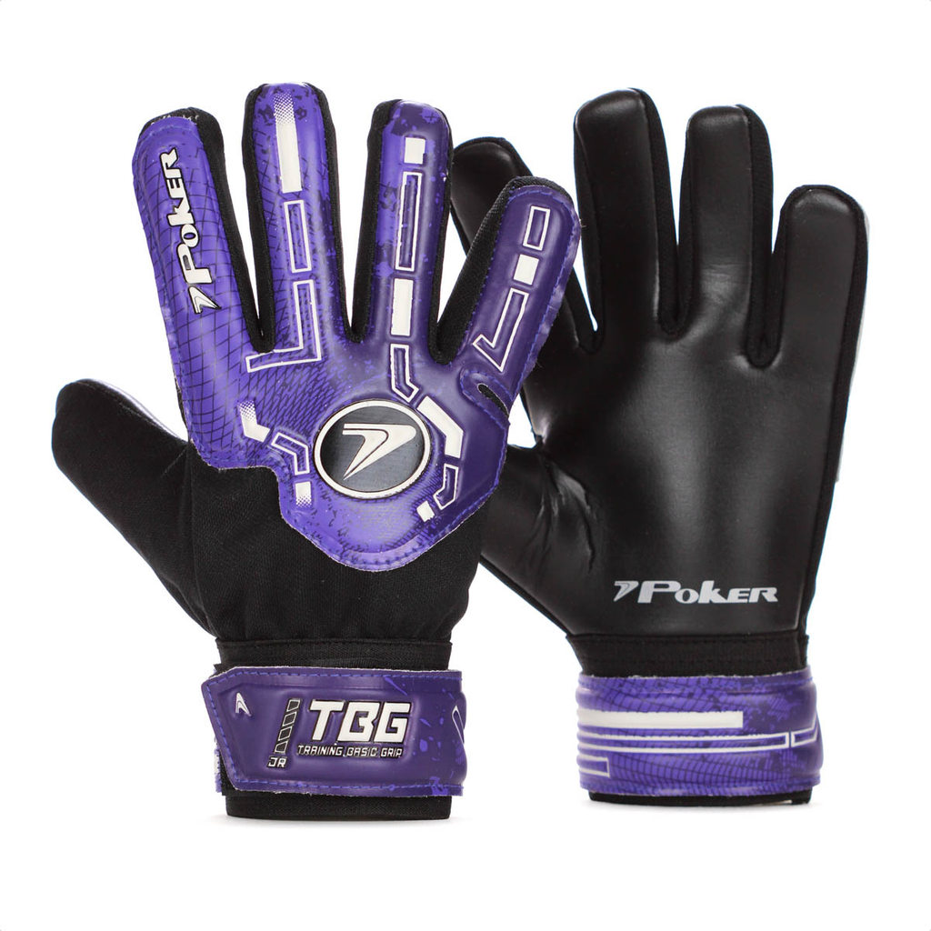 Luva de Goleiro Poker Campo Training Basic Grip Jr Infantil