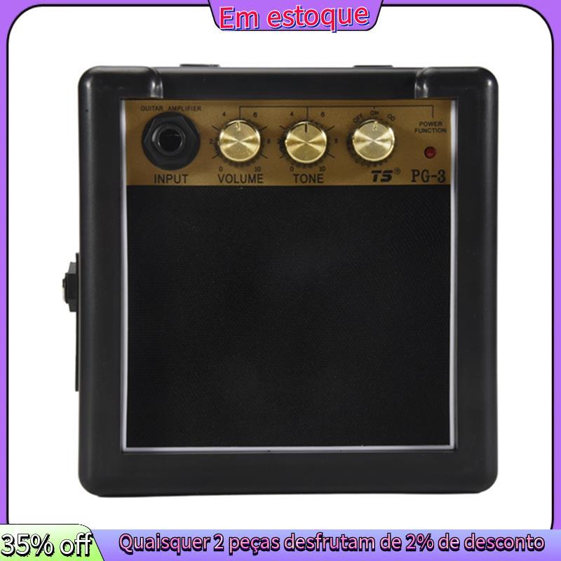 Portátil Mini Amplificador De Guitarra AMP 5W Alto-Falante Clip-On Peças Acessórios Para Elétrica Acústica PG-3