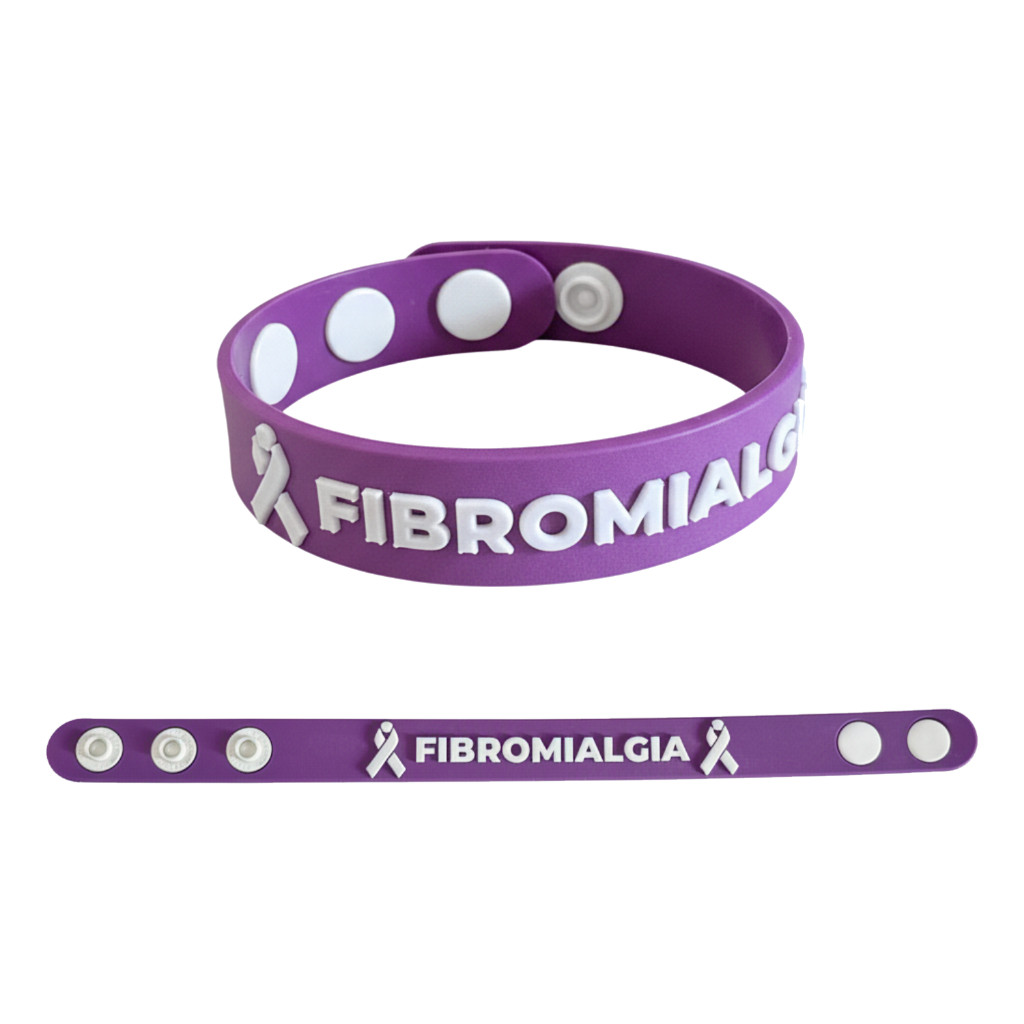 Pulseira de Identificação Fibromialgia para uso Adulto