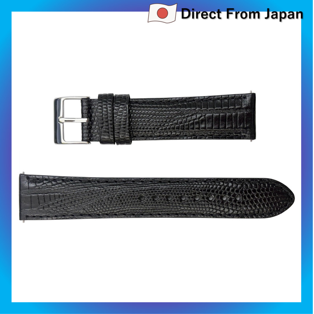 [Relógio Seiko] Pulseira de substituição para relógio Seiko, peça genuína, couro bovino Teju, texturizada, borda cortada