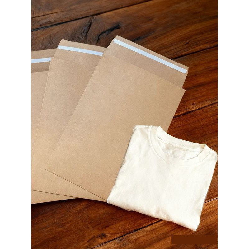 Simples em branco saco de papel Kraft Material de embalagem roupas camiseta camisa saco de embalagem roupa interior saco