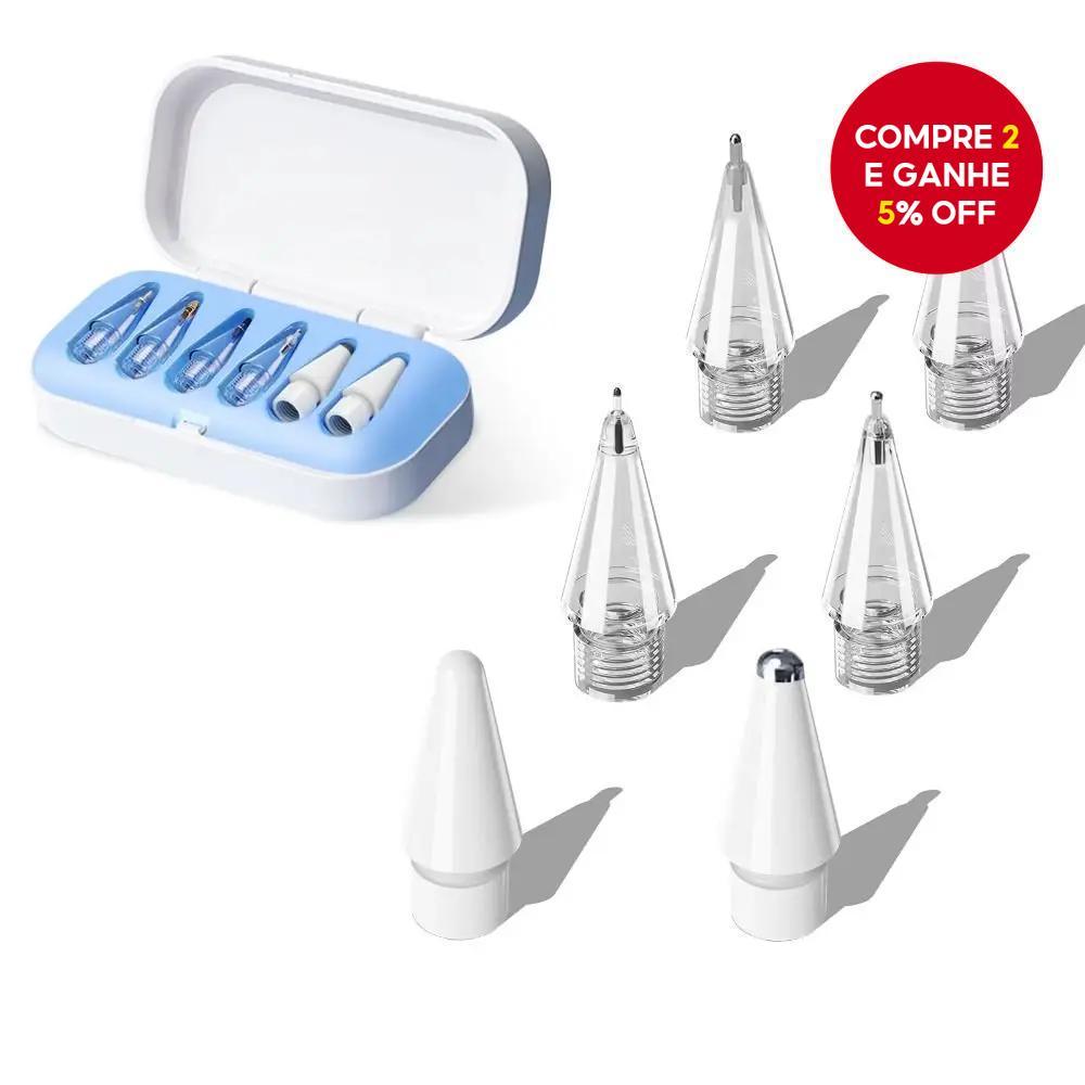 Ponta de Lápis Substituível, Antiesfregamento, Stylus Portátil com Forro de PP, 