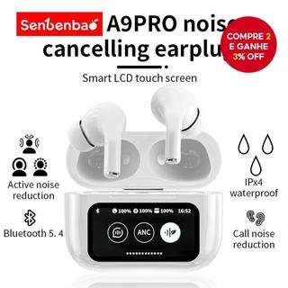 Senbenbao A9 Pro Fones De Ouvido Sem Fio Bluetooth 5.4 Com Cancelamento De Ruído ANC Micr…