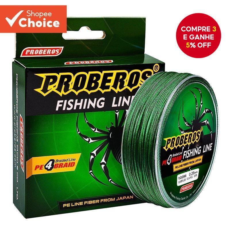 4 Tranças 100m Poderosa Linha De Peixe Cavalo 5 Cores PE Principal De Pesca Marítima