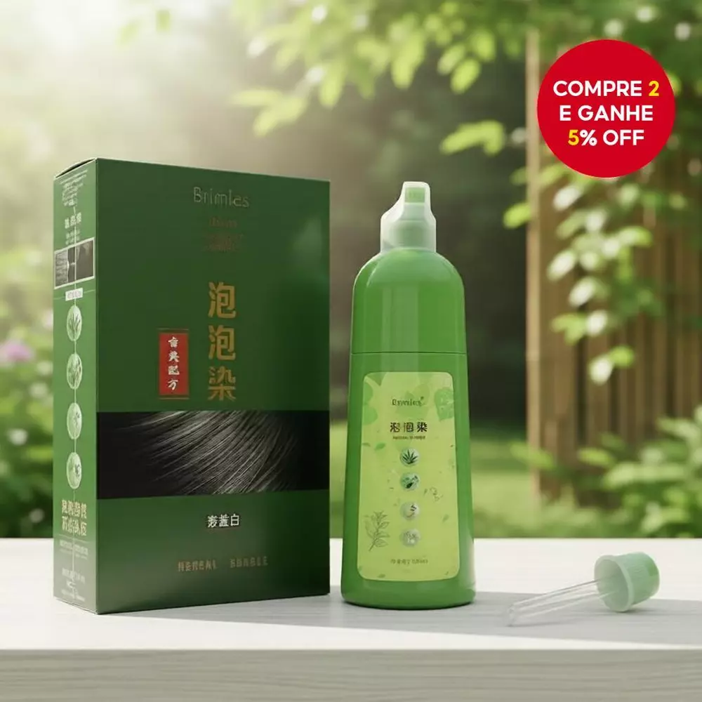 Shampoo de Tintura de Cabelo Herbal 3 em 1 Condicionador para Cuidados com o Cabelo