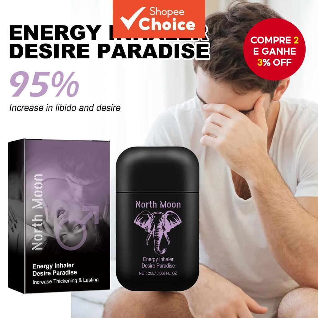 Inalador de Energia para Homens - Relaxa e Equilibra as Emoções, Aromatizador Nasal Natural para Melhorar o Humor,