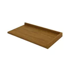 Tampo p/ Balcão Cozinha Gabinete Canto Reto Requinte 94x54cm Nature - Henn