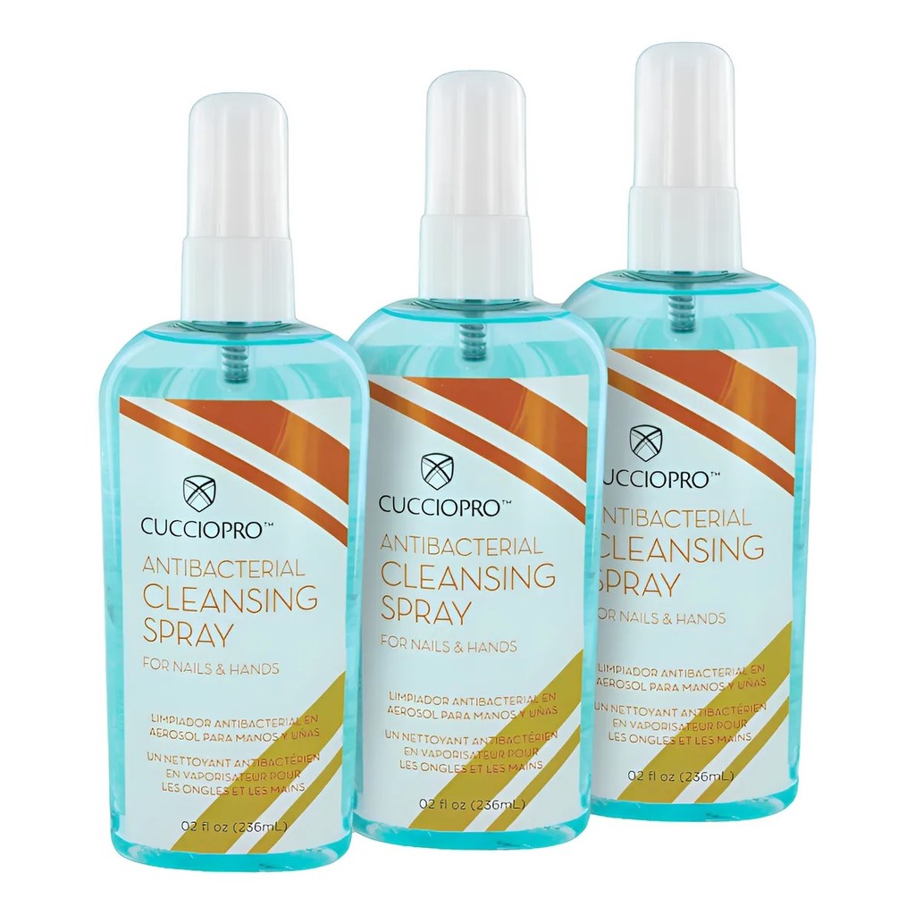 Kit 3 Prep Cleansing Sany Spray Antibacterial Cuccio - 236ml