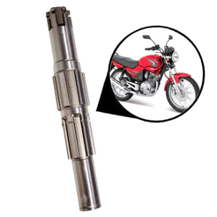 Eixo Secundário Pinhão Yamaha Ybr 125 2006 At 2016 Mod Original