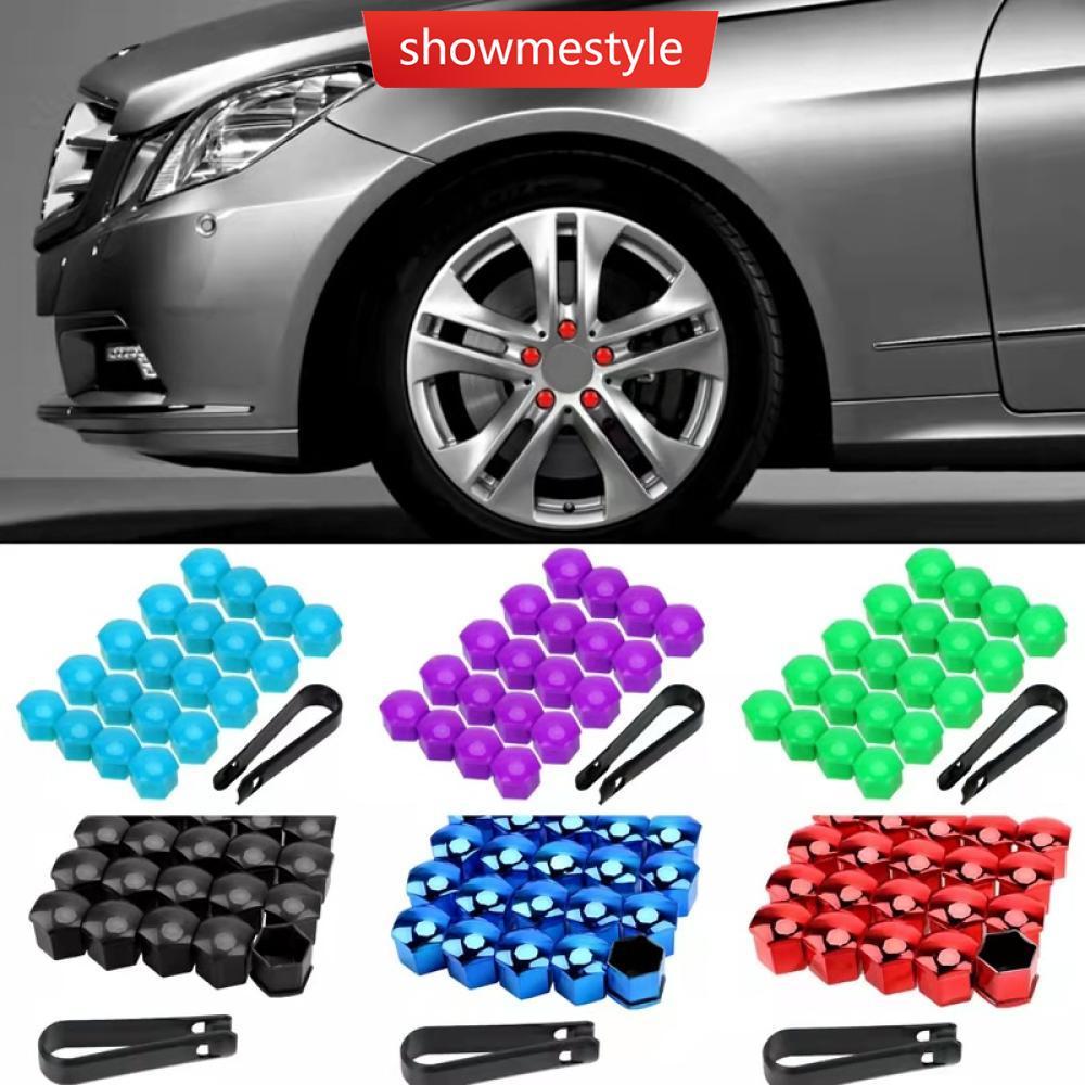 SMS 20 Peças 17/19/21mm Tampas De Porca De Roda De Carro Proteção Anti-Ferrugem Protetor De Parafuso De Cubo Automático