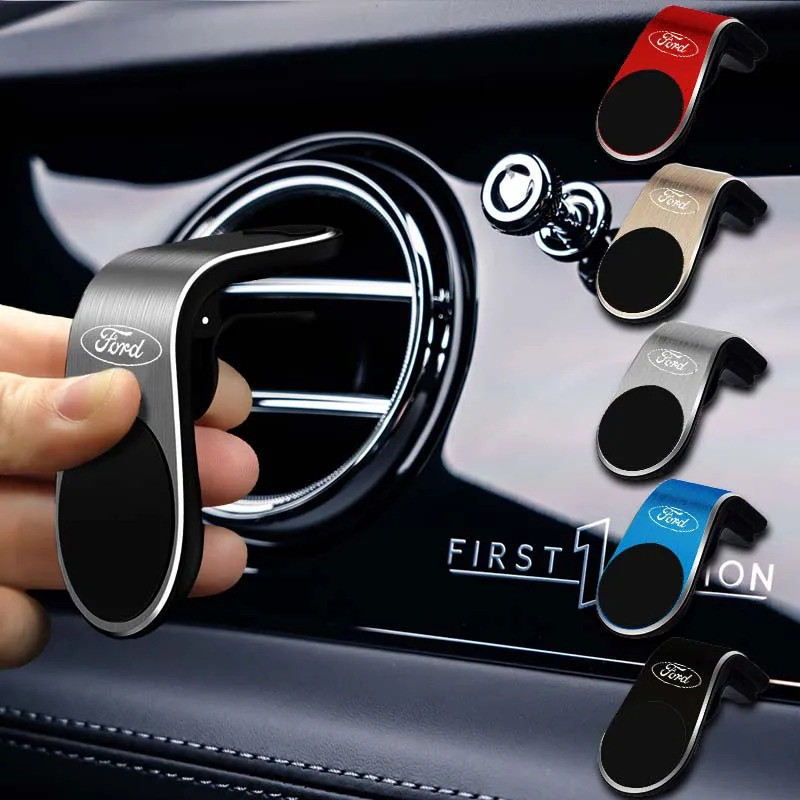 Suporte Magnético para Telefone em Forma de L para Carro, Suporte para Smartphone para Ford Ranger C-Max S-Max Focus Gal