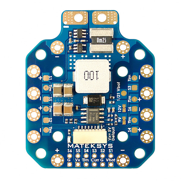 Placa De Distribuição De Energia PDB-HEX 12S Módulo De Fonte De Alimentação Multicanal Acessório De Saída De Corrente Es