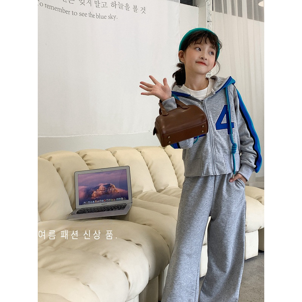 Estoque pronto Nicho Designer Roupas Infantis 2026 Primavera Novo Estilo Terno Infantil Jaqueta Infantil Calças Terno de