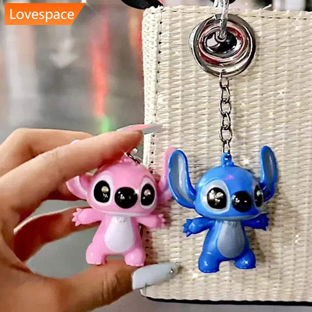 LS-STORE Diga Que Eu Te Amo Som Chaveiro Com Luz LED Dos Desenhos Animados Mochila Decoração Do Carro Pingente Bonecas P