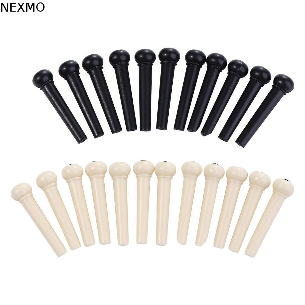 NEXMO Extrator Conjunto De Guitarra Pinos Cordas Acústica Peças Cone Fixo Desempenho Pegs
