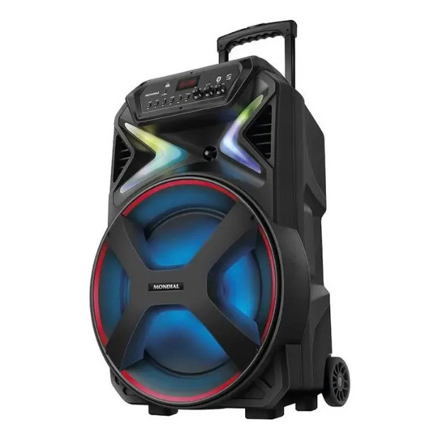 Caixa De Som Amplificada Mondial Connect Lights Plus Cm-700