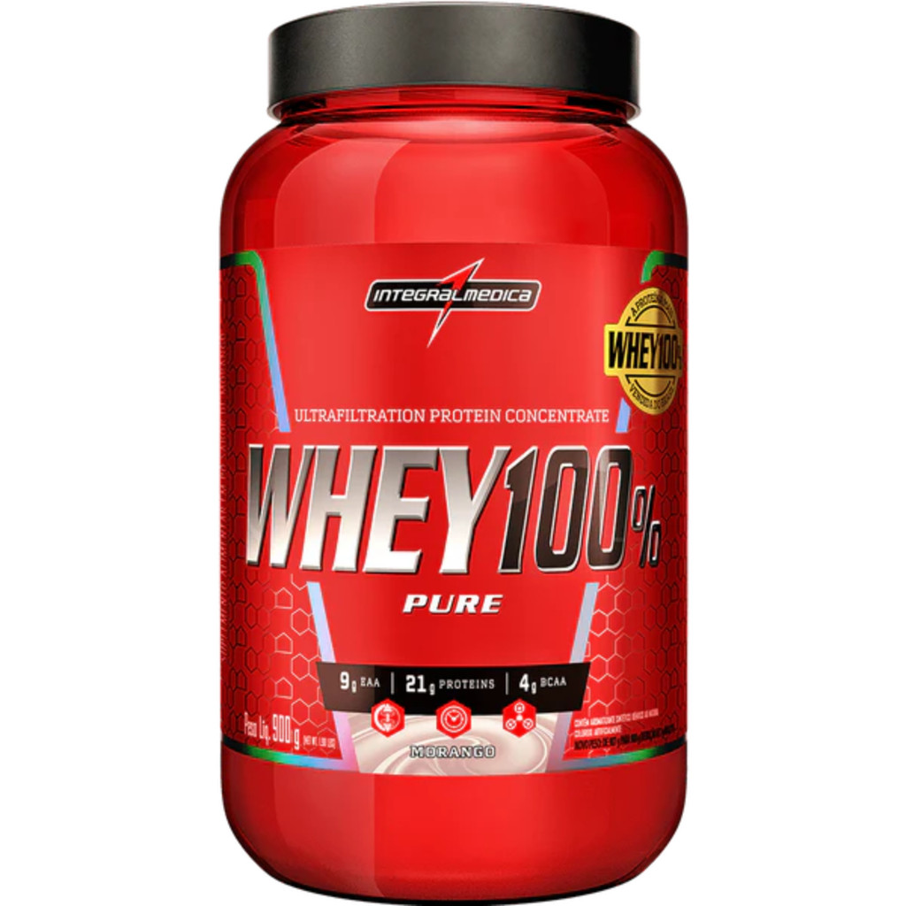 Whey 100% Pure 900Gr Integralmedica