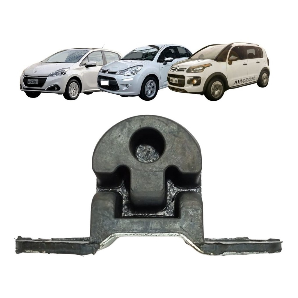 Borracha / Coxim Escapamento Peugeot 208 1 Peça Grehder