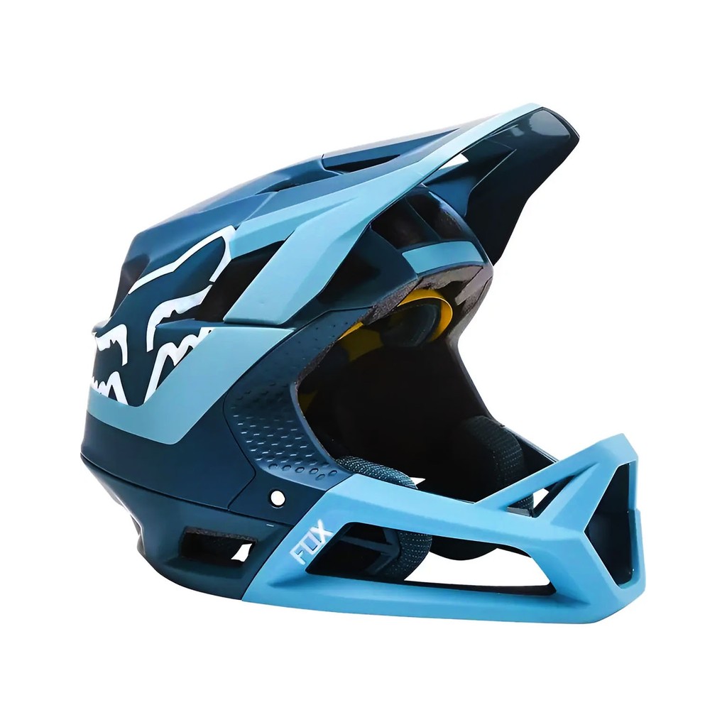 Capacete Fox Proframe Full Face Mips Downhill Mtb Turquesa