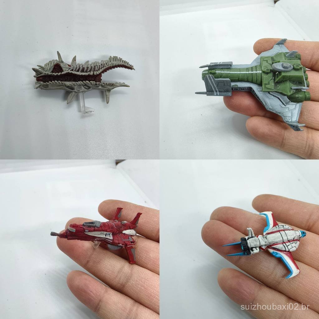 Novos itens soltos Gundam, soldado de ficção científica, nave espacial interstelar de Star Wars, modelo DIY sem base CLT
