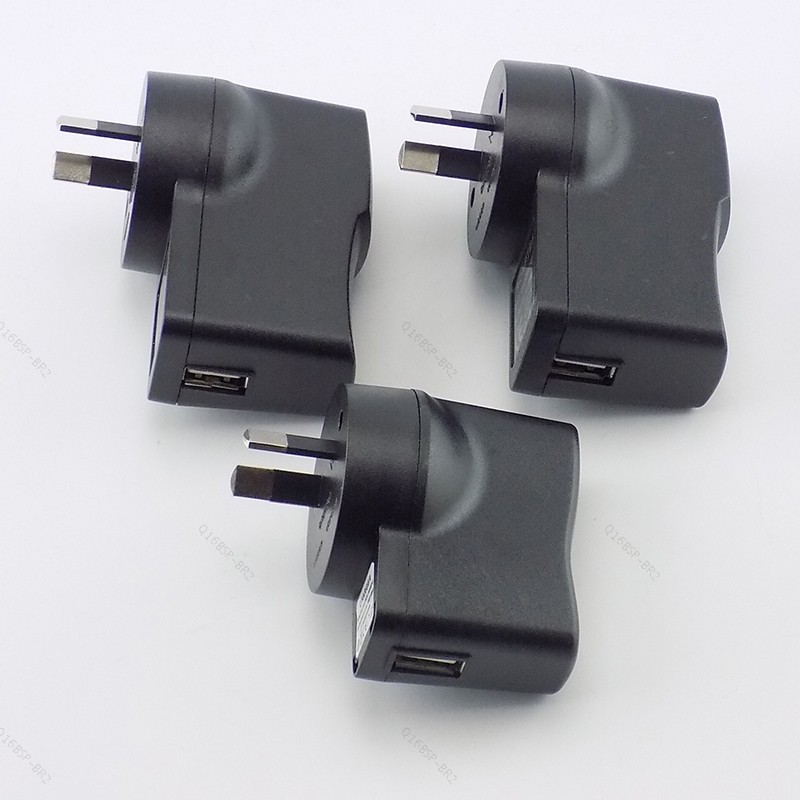 Universal Austrália AU Plug Adaptador 5V 1A 2A 3A USB Carregador De Parede Fonte Alimentação Viagem Carregamento BR16B2