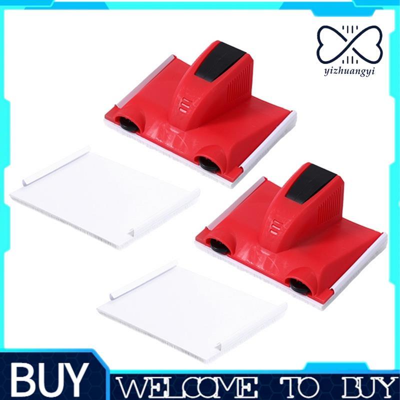 Ferramenta De Pintura De Borda Com 2 Almofadas , Para Teto , Cantos De Janela , Aplicador De Parede , Kit De Ferramentas