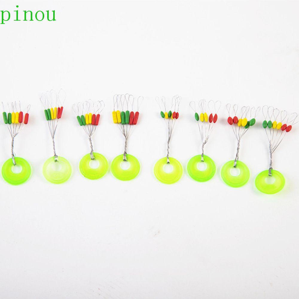 PINOU Conector De Bobber De Pesca , Bóias Coloridas De Borracha , Acessórios Com Mosca , Isca Giratória , Ferramenta De