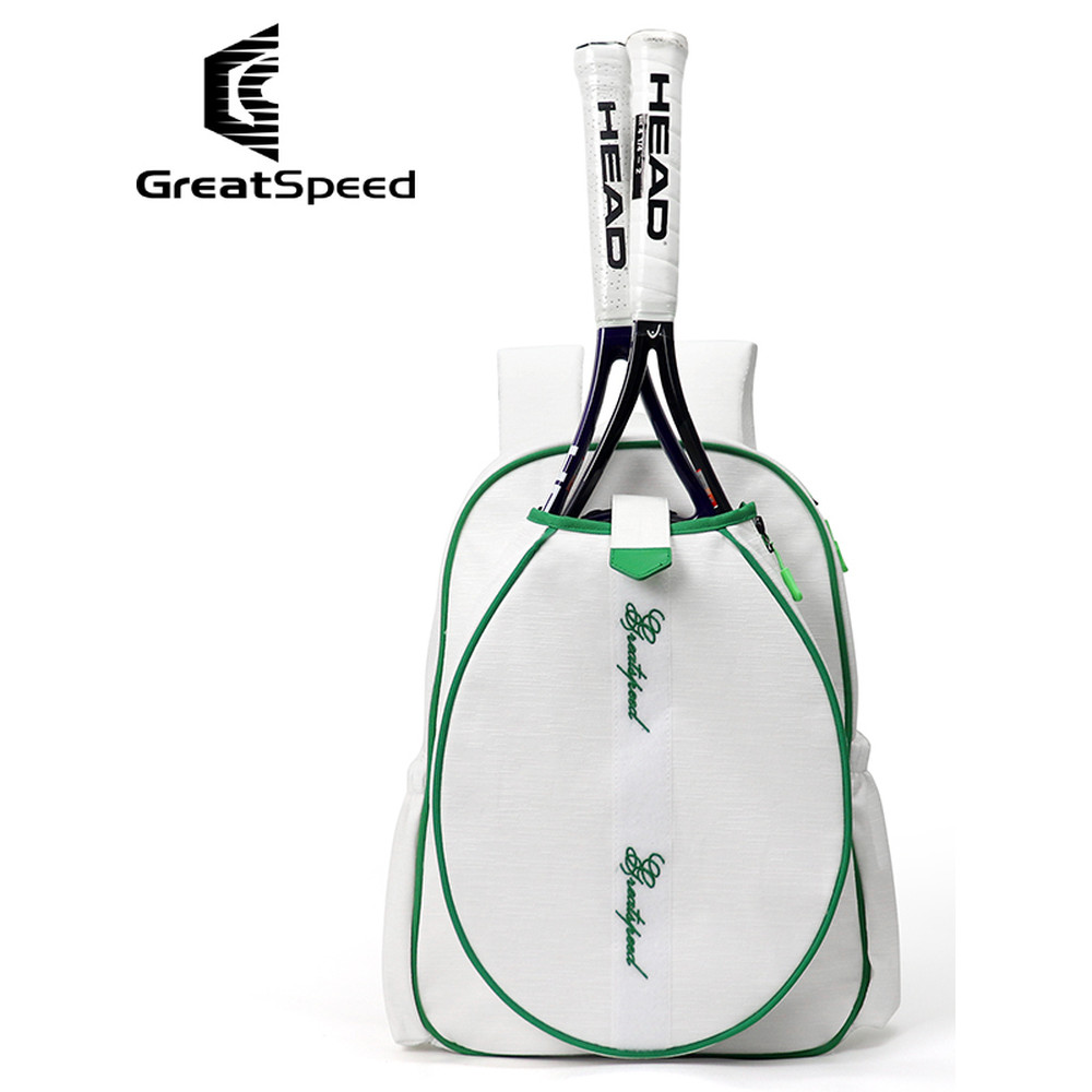 Quatro Grand Slams GREATSPEED Bolsa de tênis Mochila Bolsa de Badminton 2 pacotes Mulheres Adulto Mochila Casal