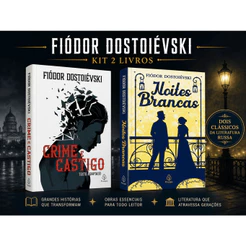 Kit 2 Livros Romances Dostoiévski Noites Brancas e Crime e Castigo