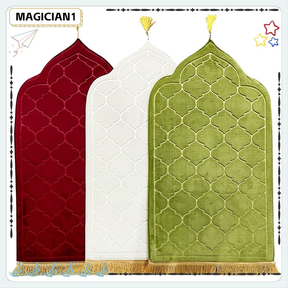 Imagem Tapete De Oração MAGICIAN Almofada De Adoração Espessada Tapetes De Chão Do Ramadã