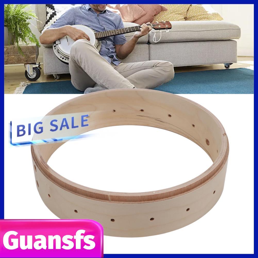 guansfs.br Aro de banjo em madeira de bordo para proteção e decoração de instrumentos