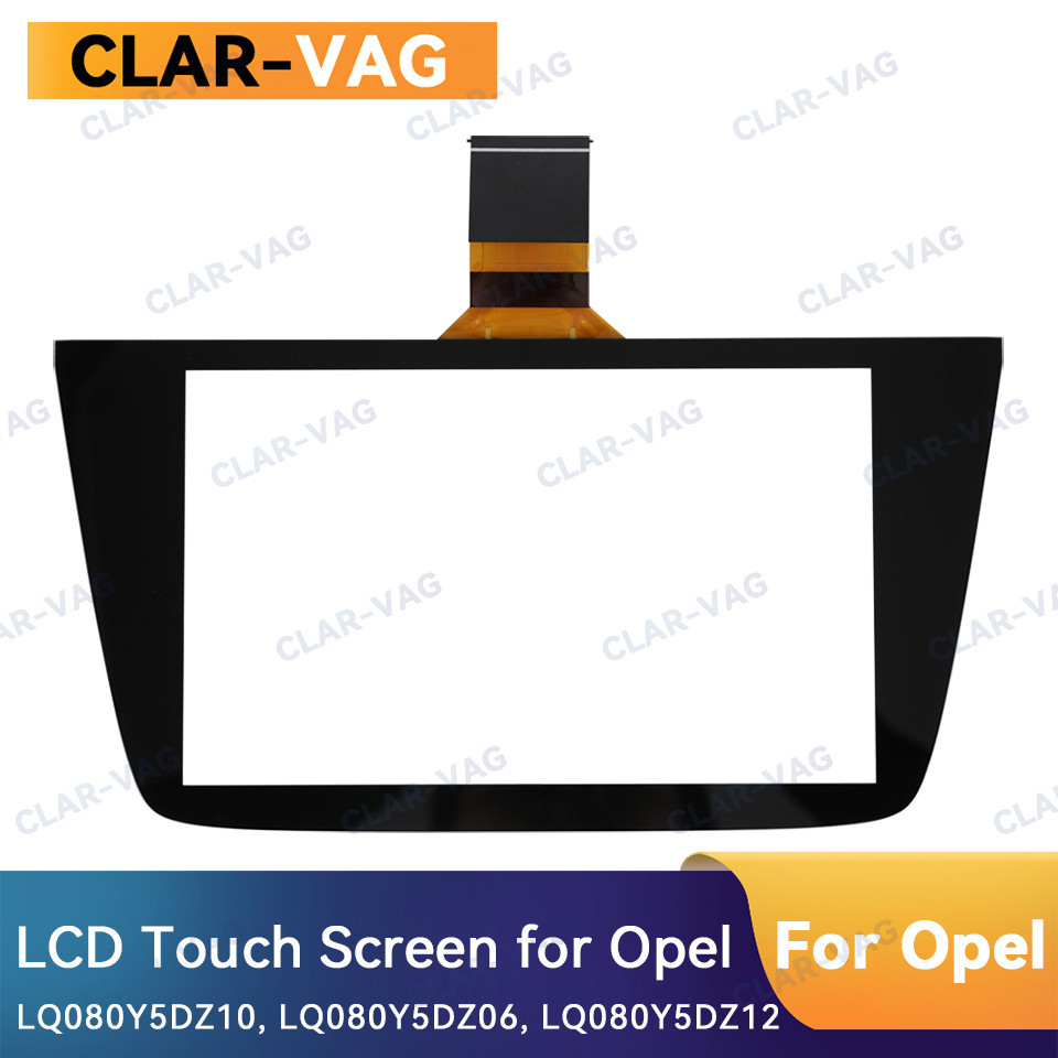 Para Opel Astra K LQ080Y5DZ10 LQ080Y5DZ06 LQ080Y5DZ12 8 Polegada LCD Tela De Toque Acessório Rádio Do Carro